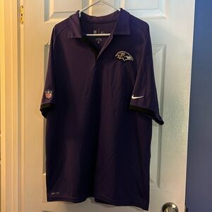Ravens dri-fit collared shirt